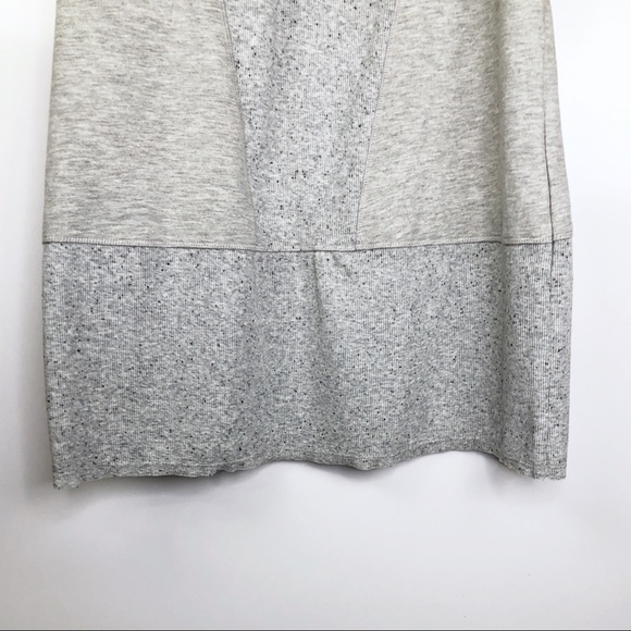 Sundance Mallorie block mixed media grey dress - Picture 9 of 15